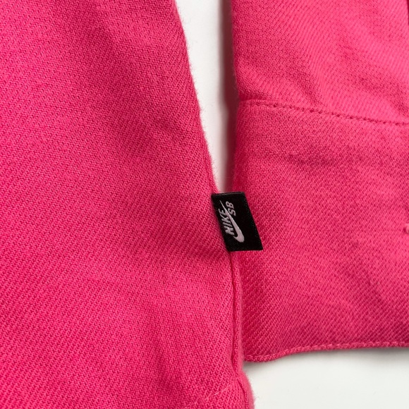 Nike SB Flannel Skate Button Front Top Pink CV4449-646 Large and XL - Picture 4 of 8